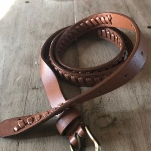 Lucky brand leather rope belt